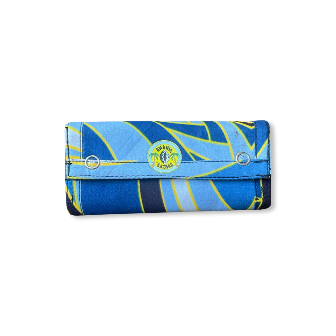 Tabaktasche Blau / Gelb / Schwarz