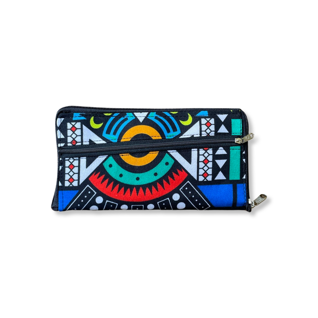 Faltbare Tasche blau / rot / gelb / grün