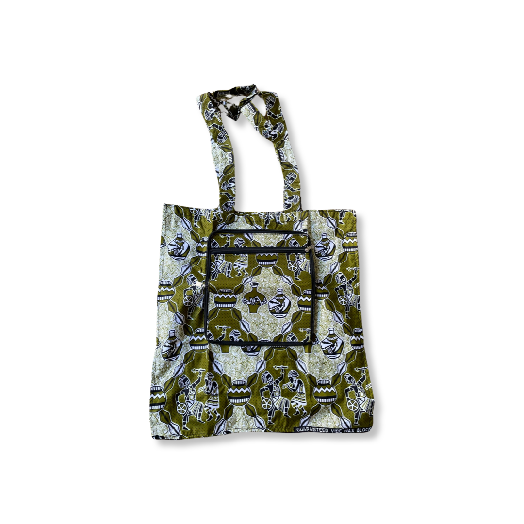 Faltbare Tasche grün