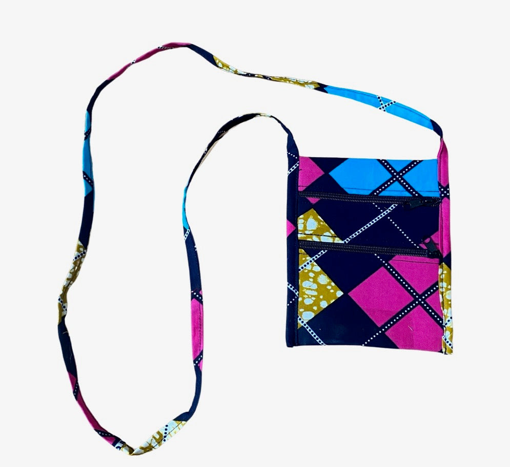 Bauchtasche Violet / Blau