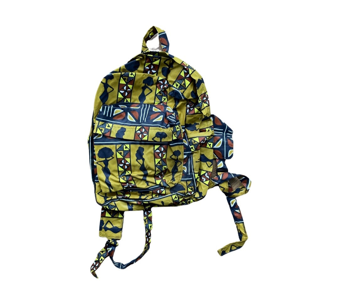 Rucksack Gelb / Blau
