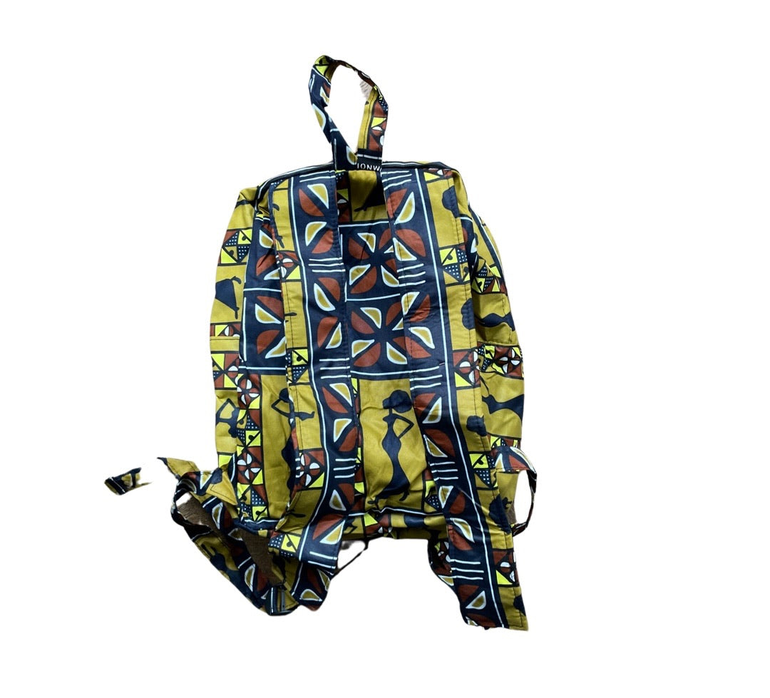 Rucksack Gelb / Blau
