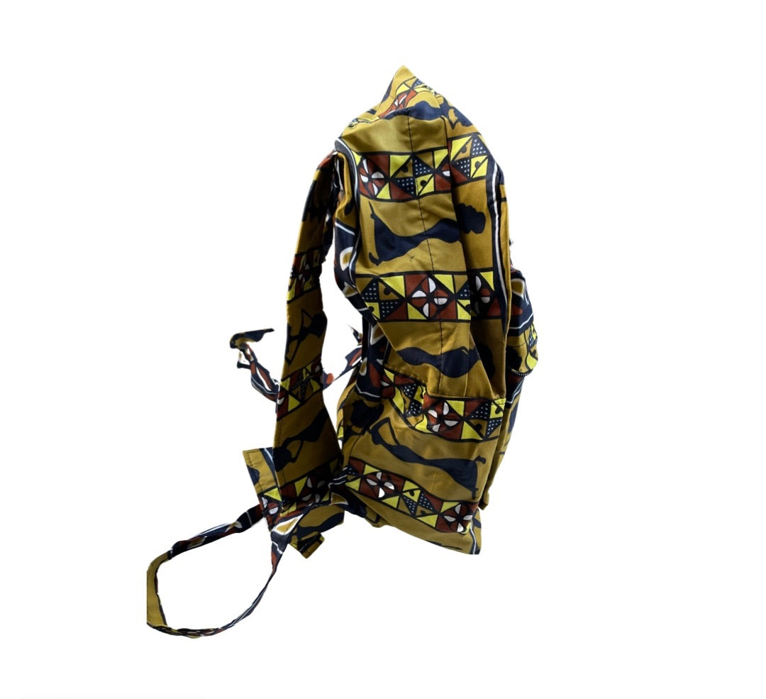 Rucksack Gelb / Blau