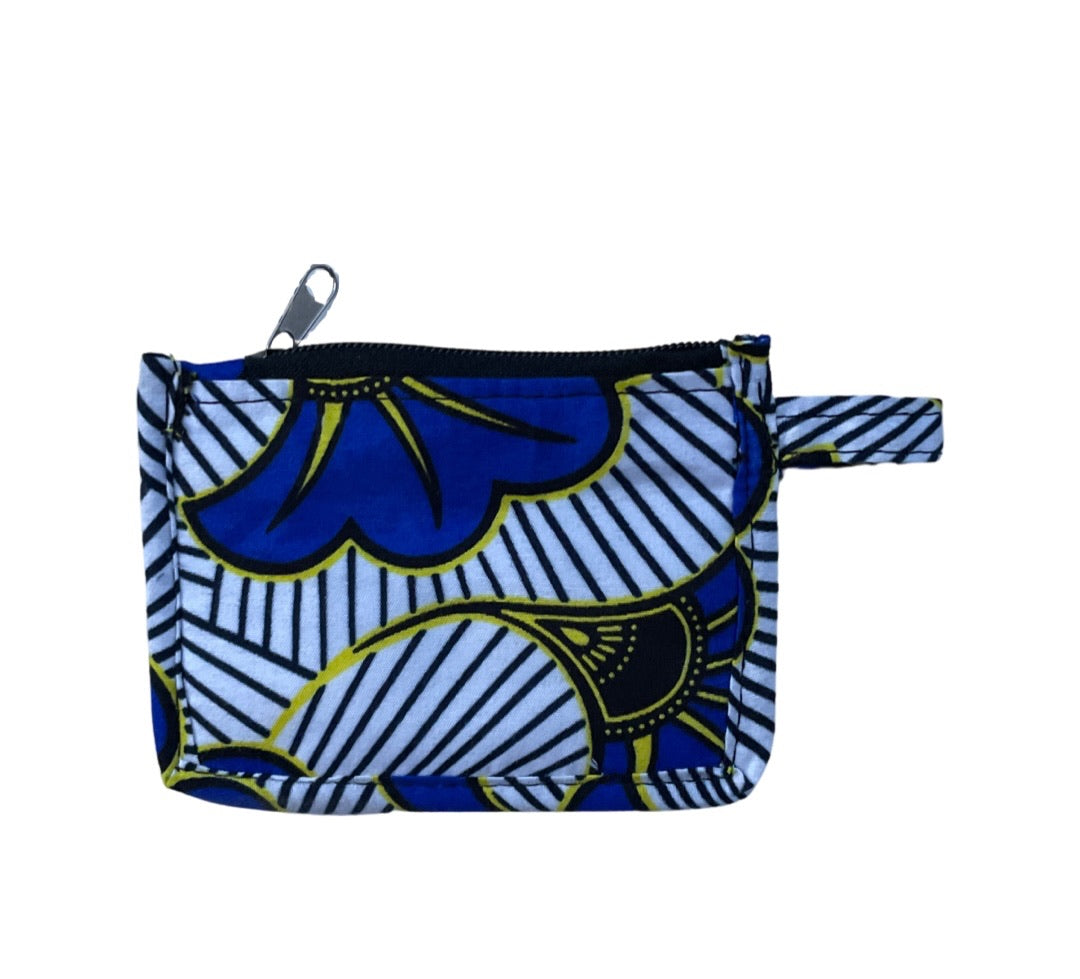 Portemonnaie Flowers Blau