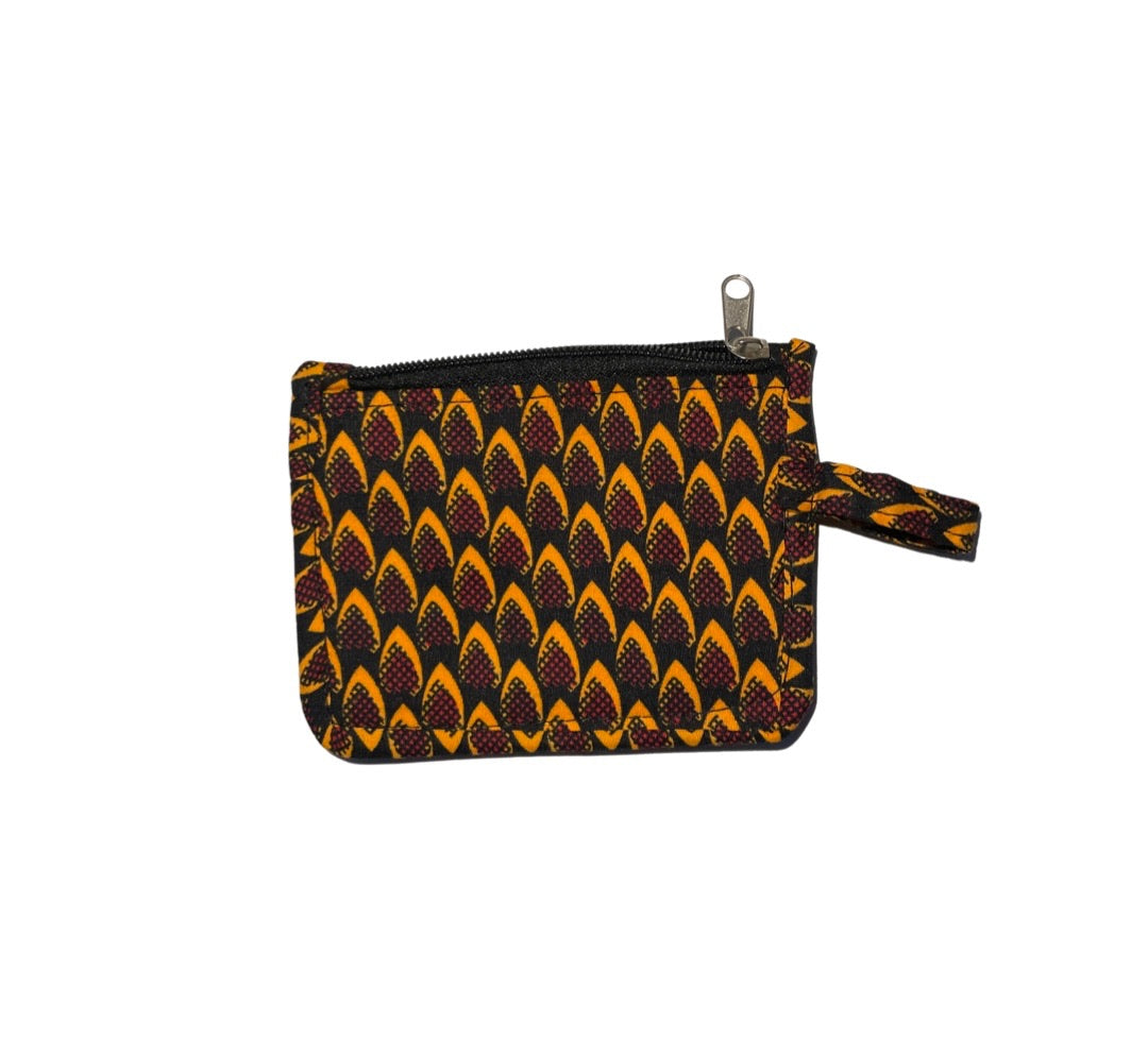 Portemonnaie Orange / Braun