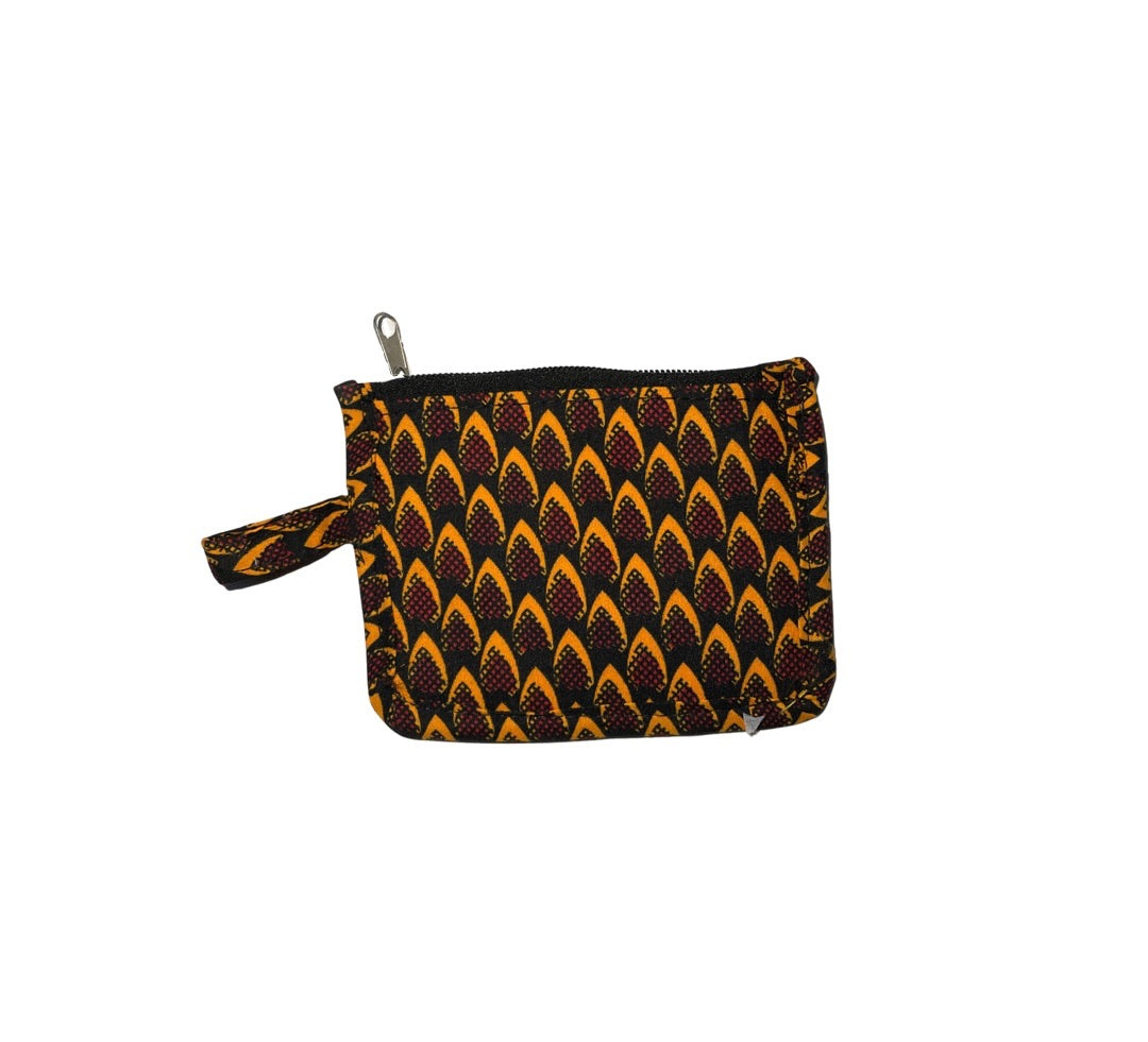 Portemonnaie Orange / Braun