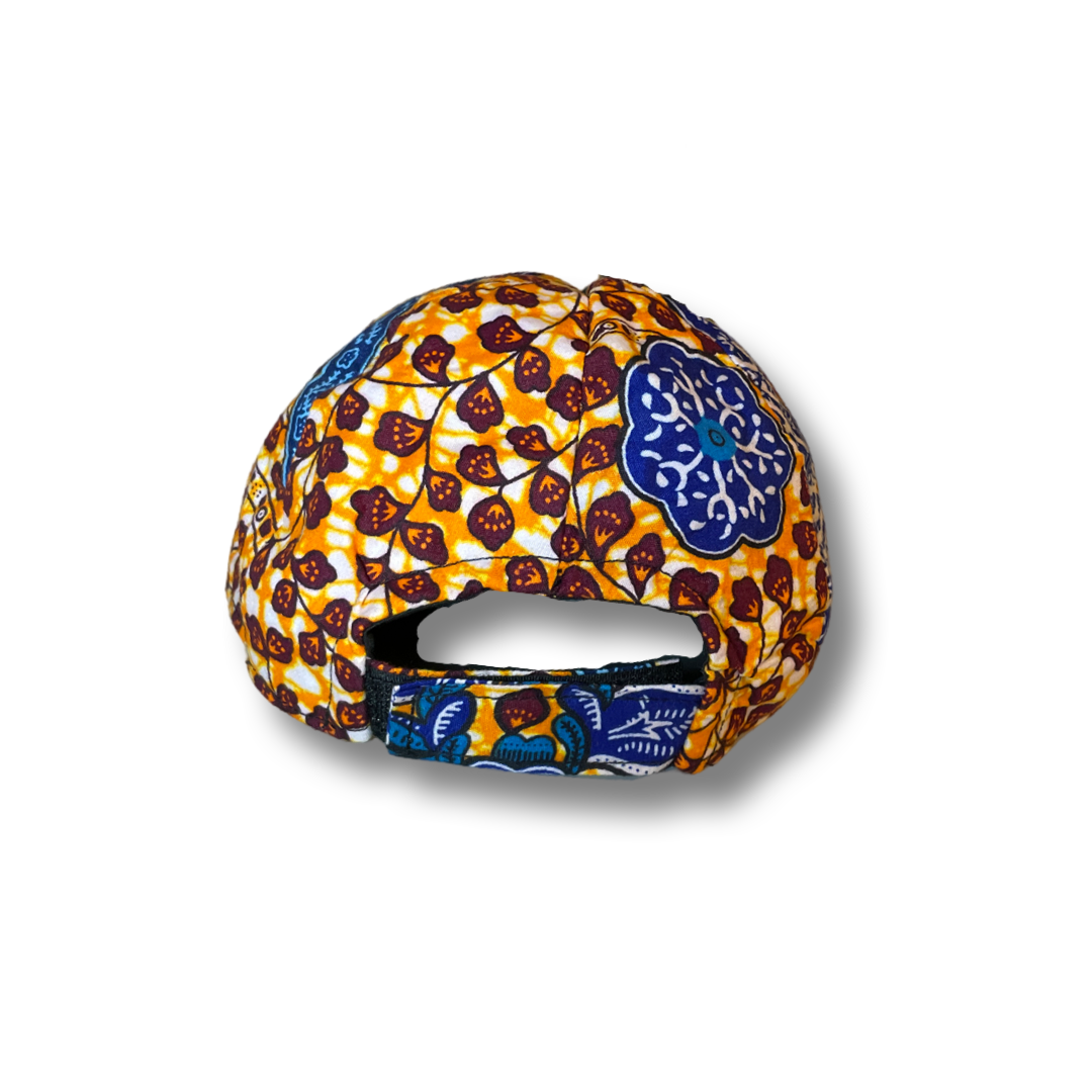 Kappe Blau / Orange / Rot / Weiß