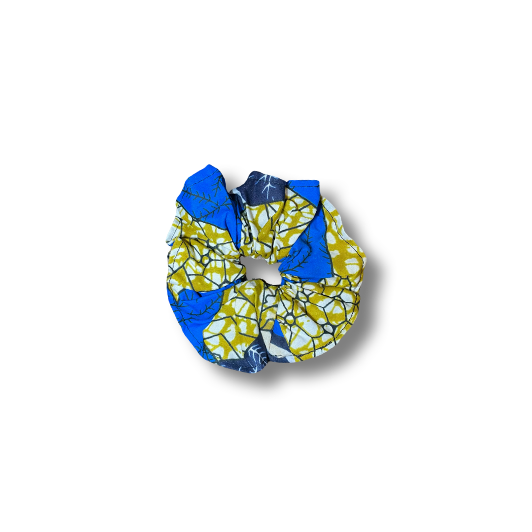 Scrunchie (Haargummi) Grün / Blau / Schwarz / Weiß