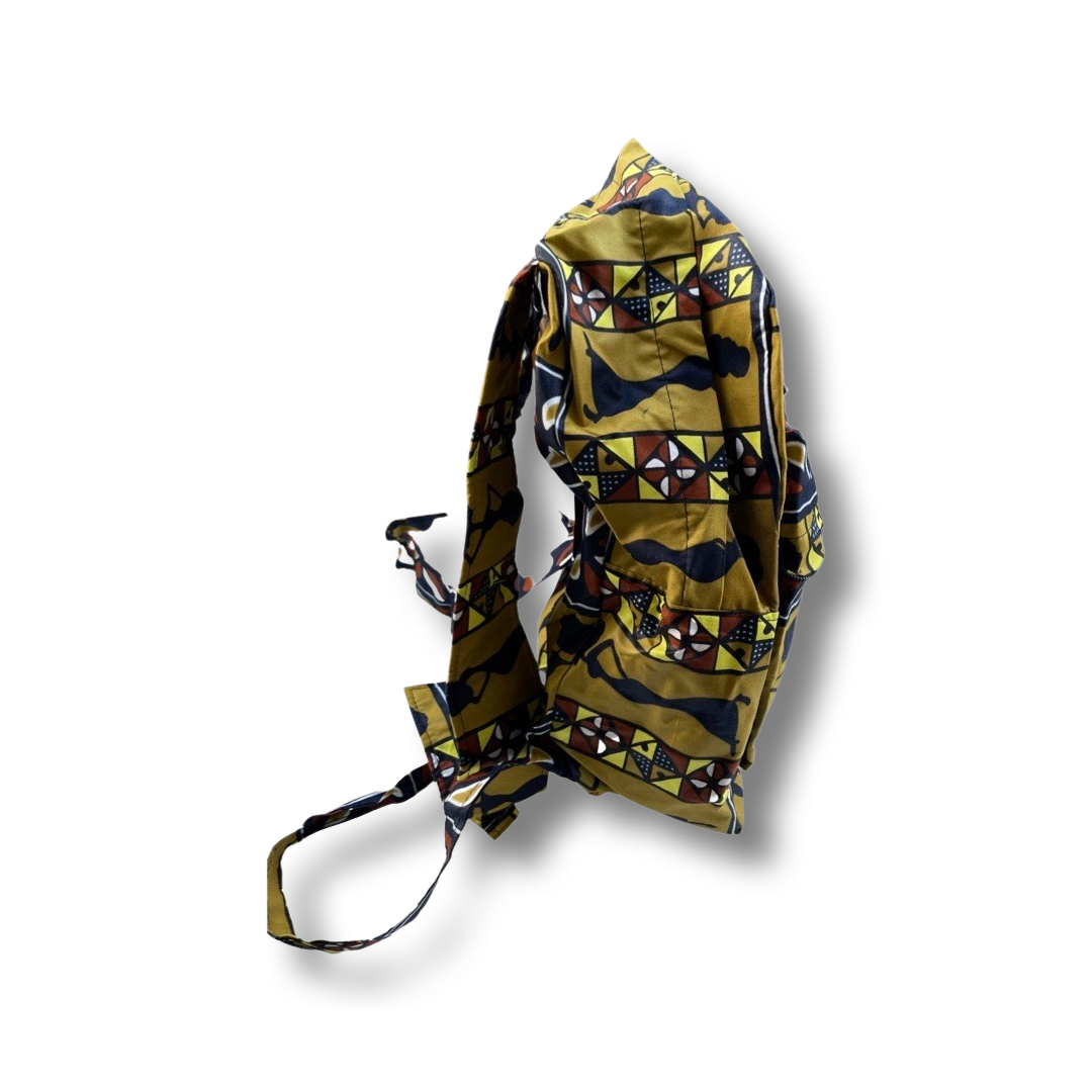 Rucksack Grün / Braun / Schwarz