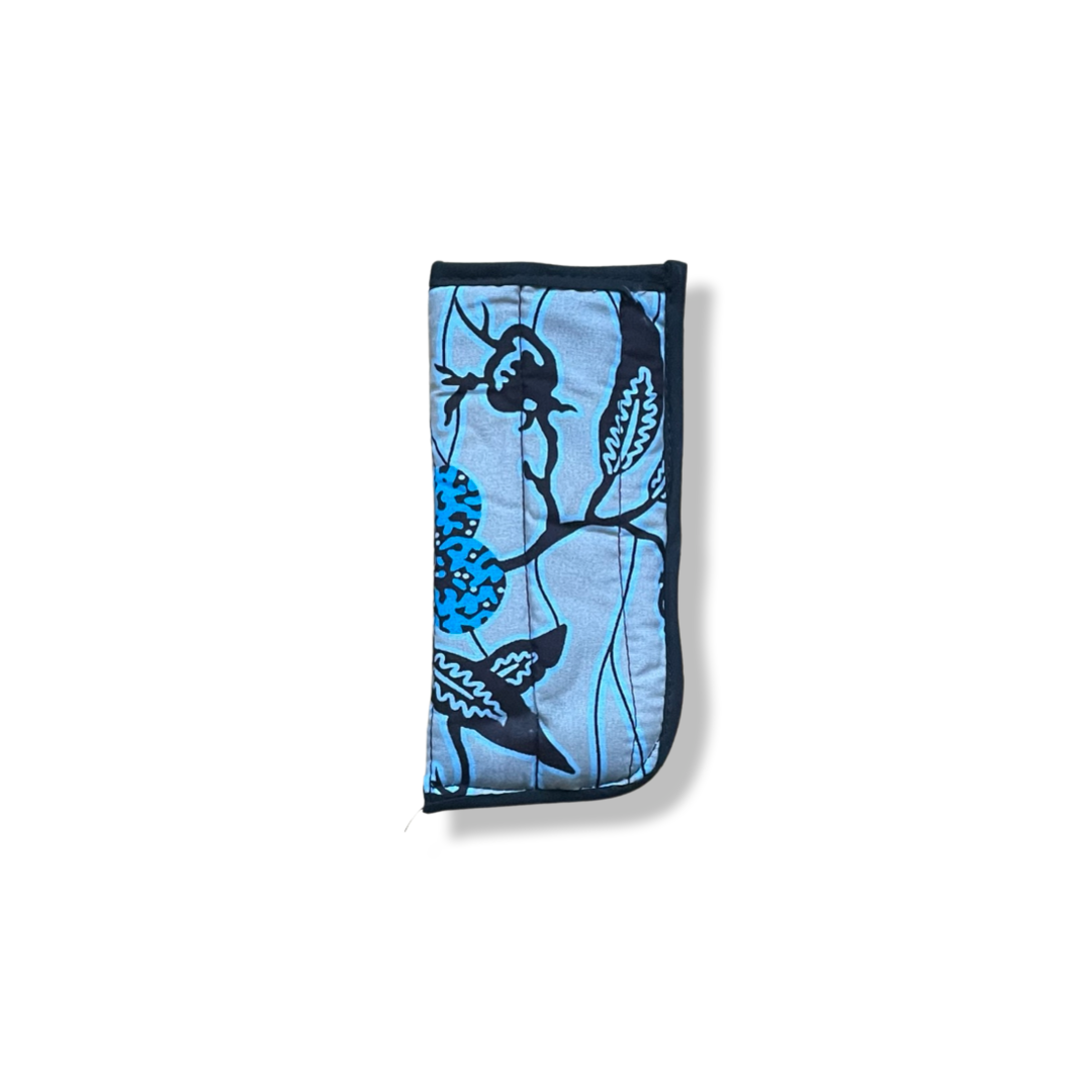 Brillenetui Blau / Grau / Schwarz