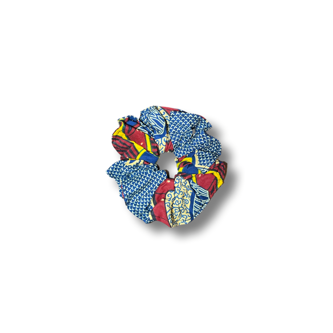 Scrunchie (Haargummi) Rot / Weiß / Gelb / Blau / Schwarz