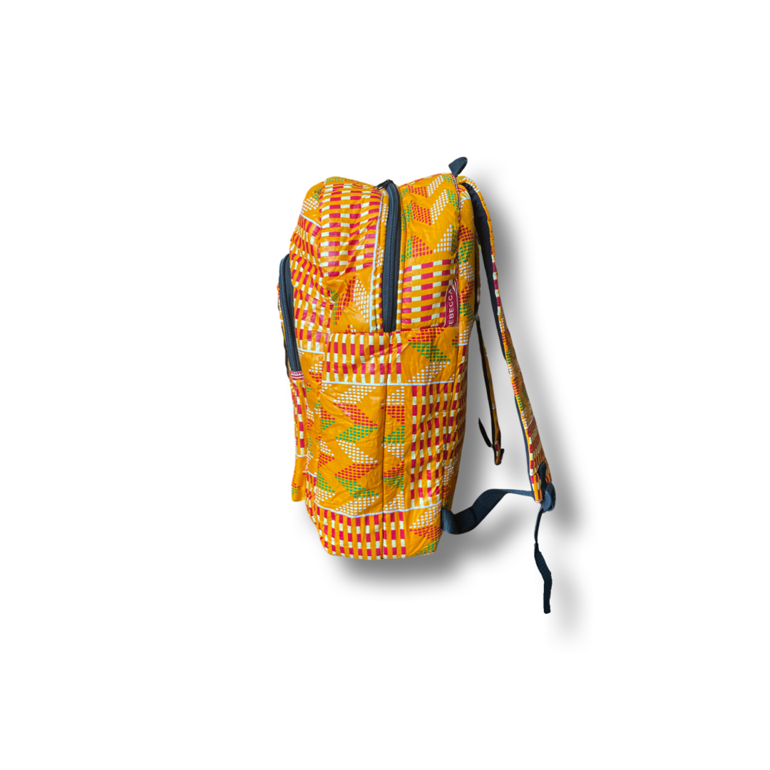 Rucksack Orange / Grün / Rot / Weiß