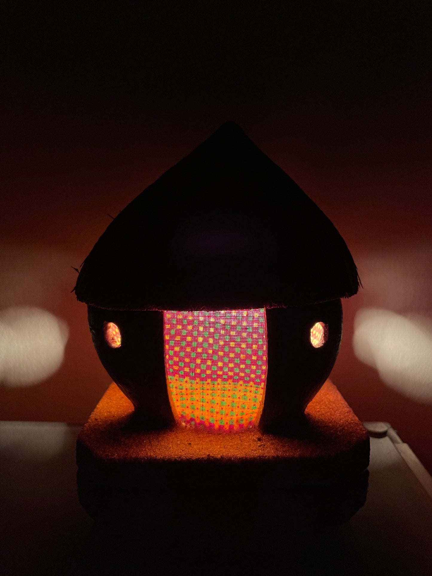 Kokosnuss-Lampe