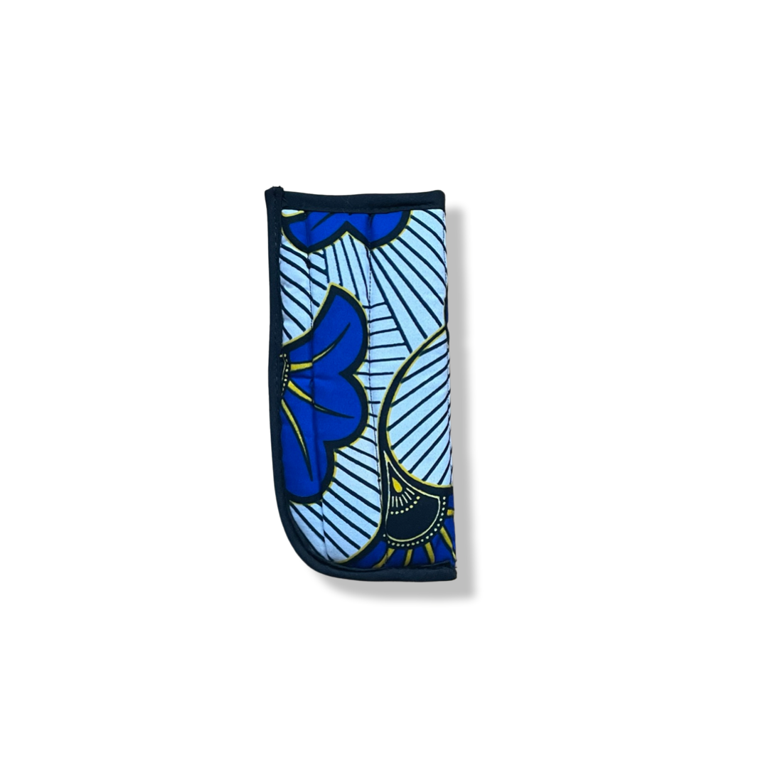 Brillenetui Blau / Gelb / Weiß / Schwarz