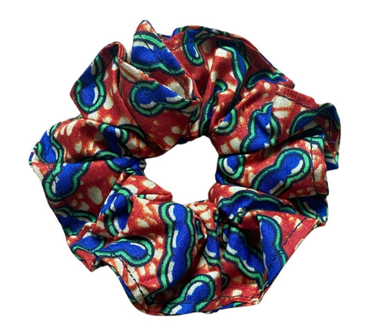 Scrunchies (Haargummi) Rot / Blau
