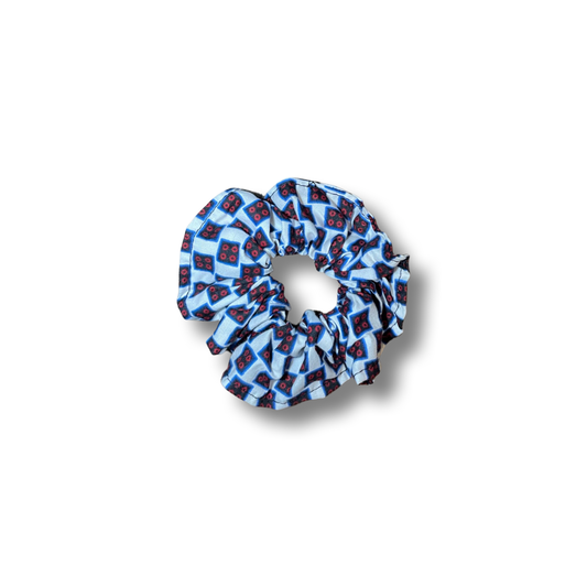 Scrunchie (Haargummi) Weiß / Schwarz