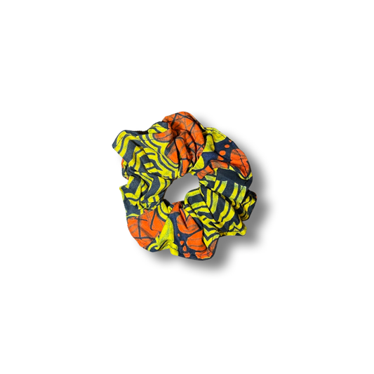 Scrunchie (Haargummi) Orange / Gelb